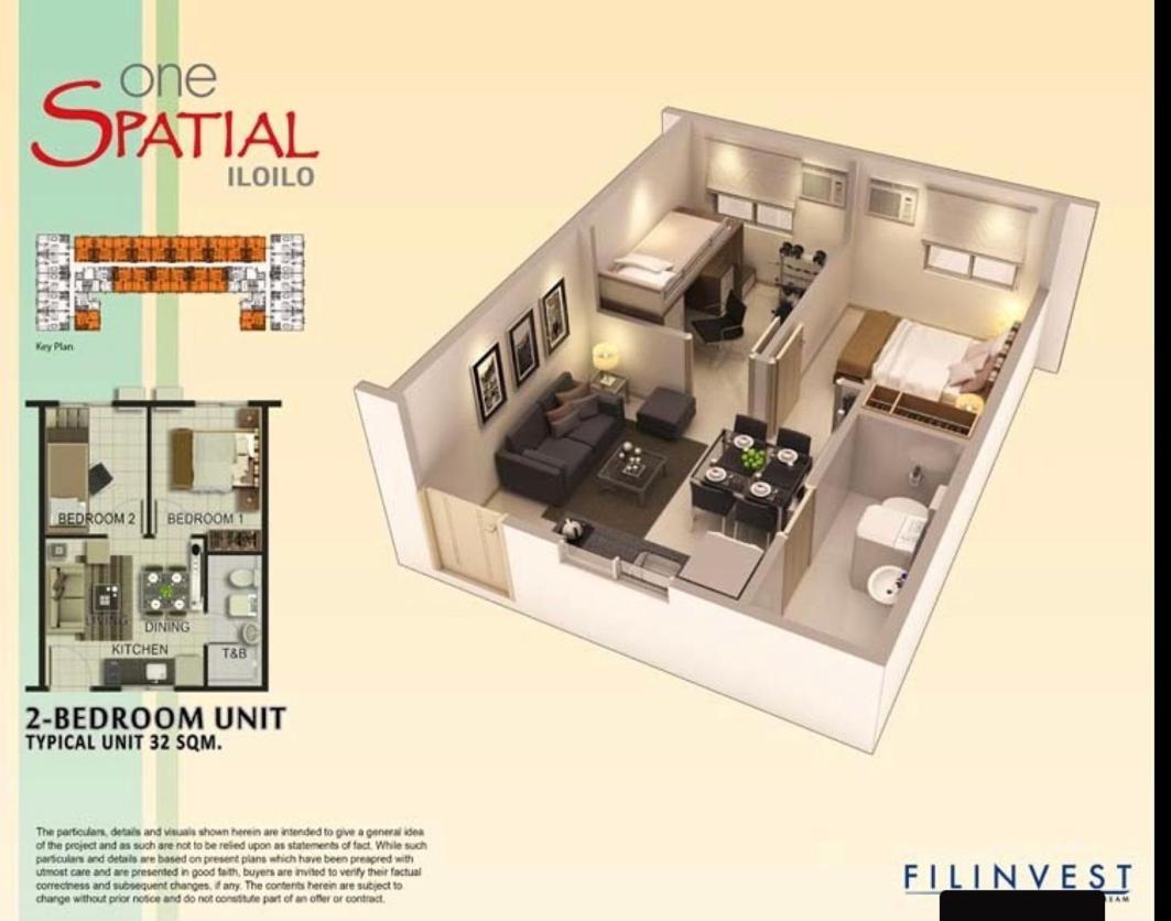 One Spatial Two Bedroom Condominium Unit With Pool And Gym Free Netflix And Wifi Iloilo City Exteriör bild
