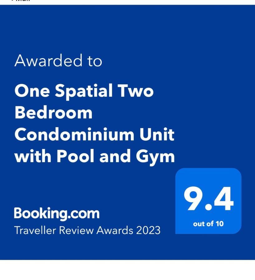 One Spatial Two Bedroom Condominium Unit With Pool And Gym Free Netflix And Wifi Iloilo City Exteriör bild